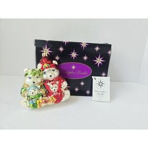 Christopher Radko Christmas ornament Santabear Marshall Fields Santa Bear 2002